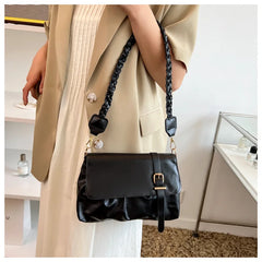 Exotic Soft Leather Shoulder Bag Large Capacity