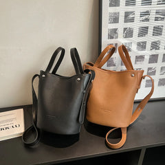 Women's Soft Leather Messenger Bag Adjustable Shoulder Strap Crossbody Bag
