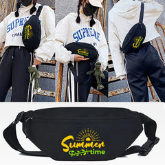 Letter Print Waist Bag Unisex Running Fanny Bag