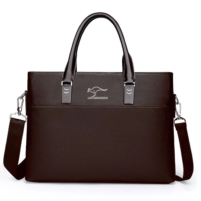 Men's Messenger Bag Briefcase for Laptop A4 Documents Portfolio