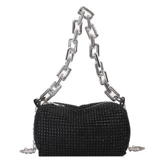 Diamond Crossbody Messenger Bag for Women - Travel Shoulder Handbag
