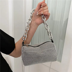 Diamond Crossbody Messenger Bag for Women - Travel Shoulder Handbag