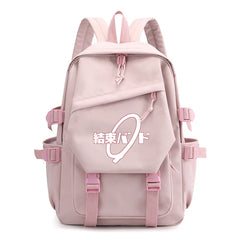 Bocchi The Rock Anime Canvas Bag Pink Backpack