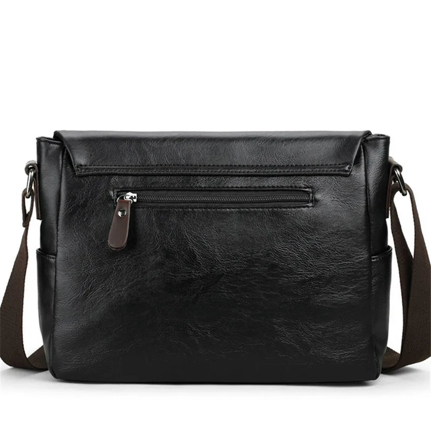 Men's Leather Bag Crossbody Shoulder Messenger