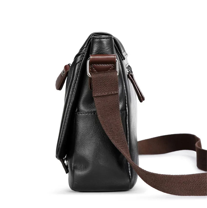 Men's Leather Bag Crossbody Shoulder Messenger
