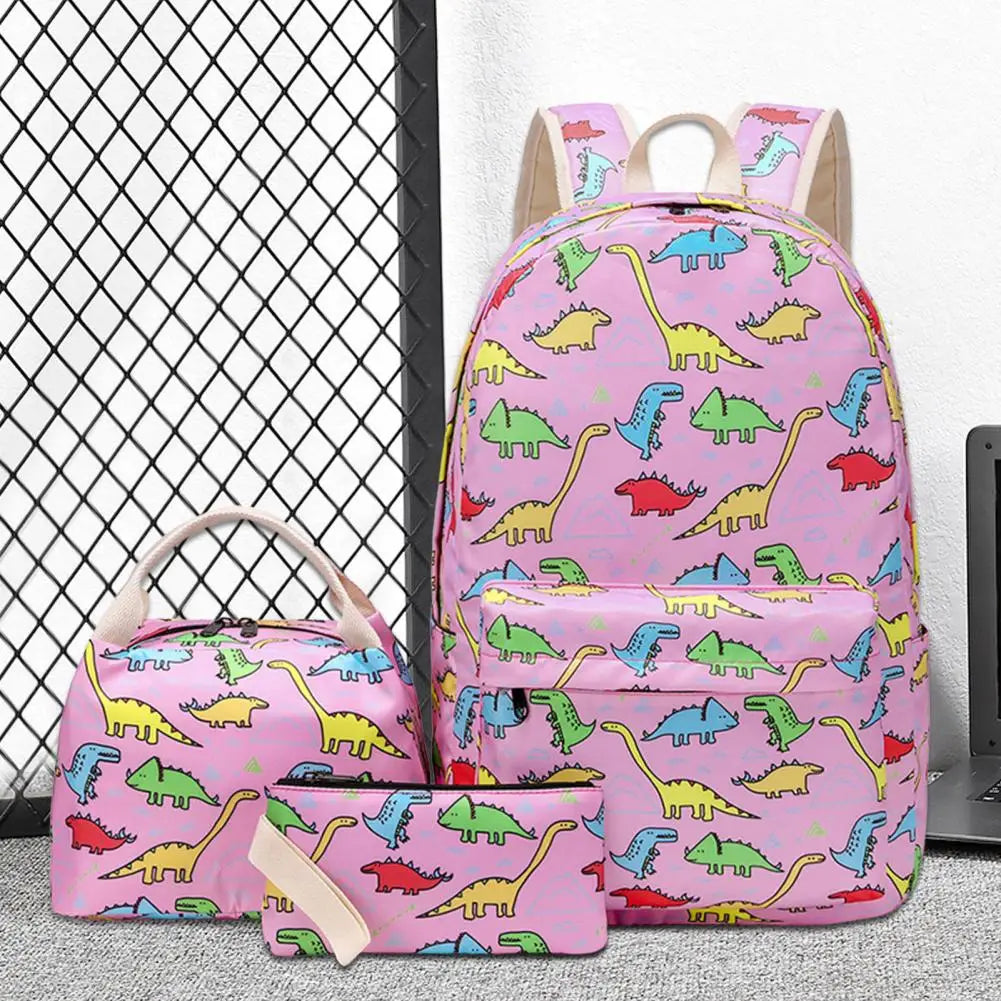 Primary School Students Backpack Lunch Pen Bag