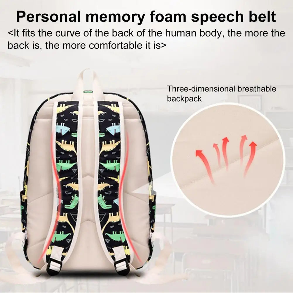 Primary School Students Backpack Lunch Pen Bag