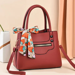 Silk Scarf Large-capacity Handbag All-match Shoulder Bag Women
