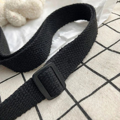 Bow Canvas Bag Shoulder Bag Women Casual Circular Ins Harajuku