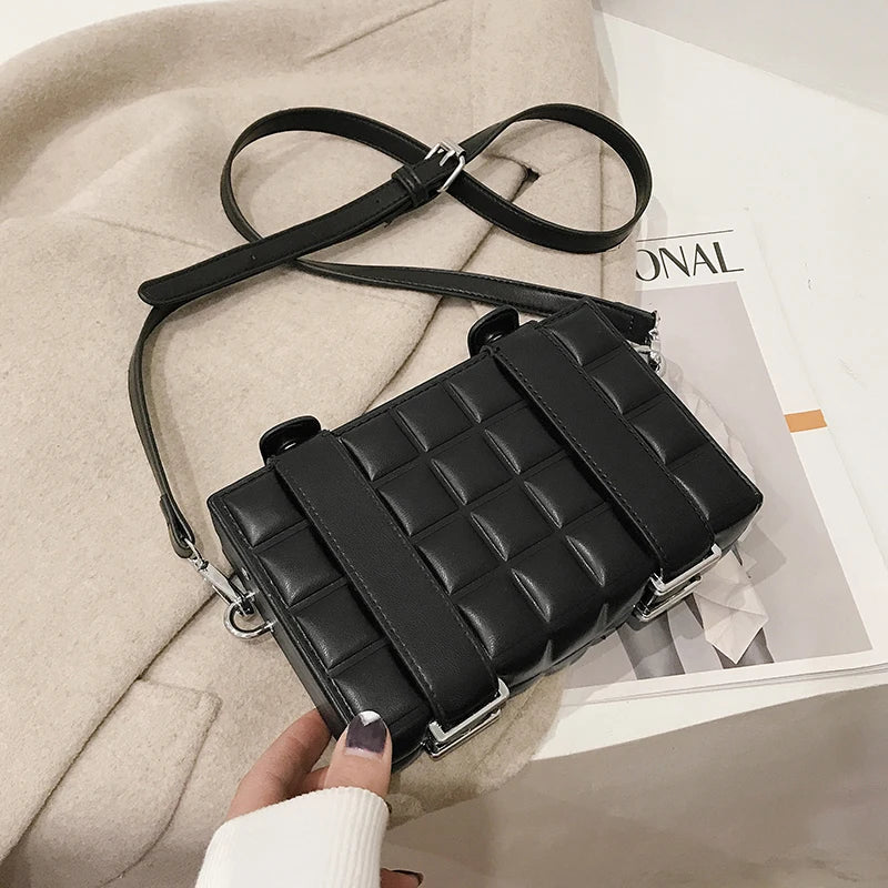 Small Crossbody Shoulder Bag for Women Casual Clutch PU Leather