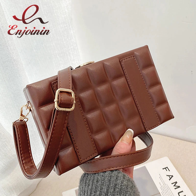Small Crossbody Shoulder Bag for Women Casual Clutch PU Leather