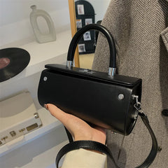 Small Pu Leather Women's Shoulder Bag Top Handbag Tote