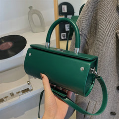 Small Pu Leather Women's Shoulder Bag Top Handbag Tote
