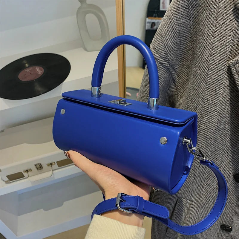 Small Pu Leather Women's Shoulder Bag Top Handbag Tote