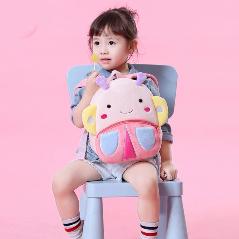 Boy Girls Plush Mini Backpack Travel School Daypack