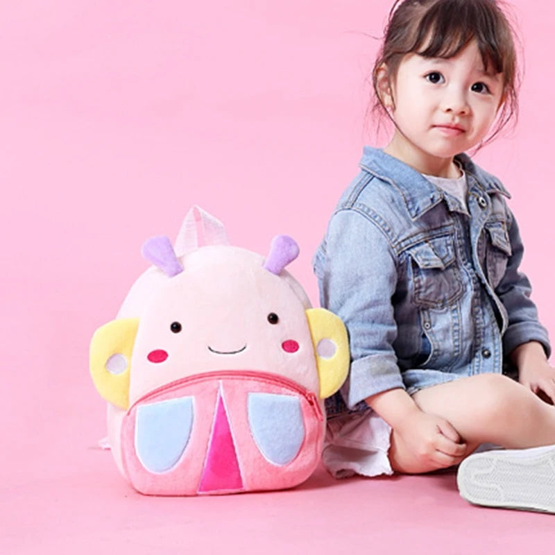 Boy Girls Plush Mini Backpack Travel School Daypack