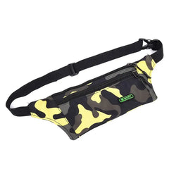 Camouflage Fanny Pack Money Waist Belt Travel Bum Bag Y3NE