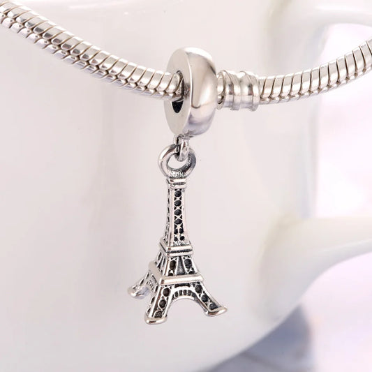 Eiffel Tower Charm Dangle for Women Bracelet Bangle