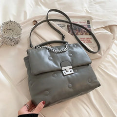 Chain Crossbody Bag for Women Clutch Purses Winter