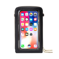 Small Shoulder Bag Touch Screen Phone Pocket Mini Crossbody Handbag