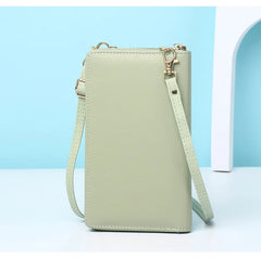 Women's Cellphone Wallet Shoulder Bag Messenger Bag PU Leather Crossbody Purse