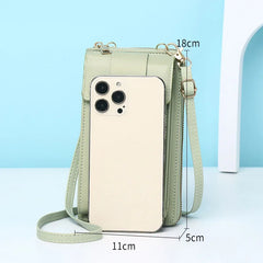Women's Cellphone Wallet Shoulder Bag Messenger Bag PU Leather Crossbody Purse