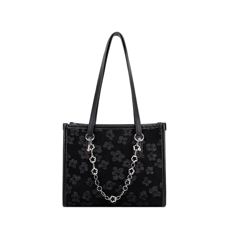 Canvas Women's Shoulder Bag Chain Crossbody Bag Handbag