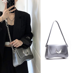 Women's Crossbody Bag Lock Shoulder Handbag