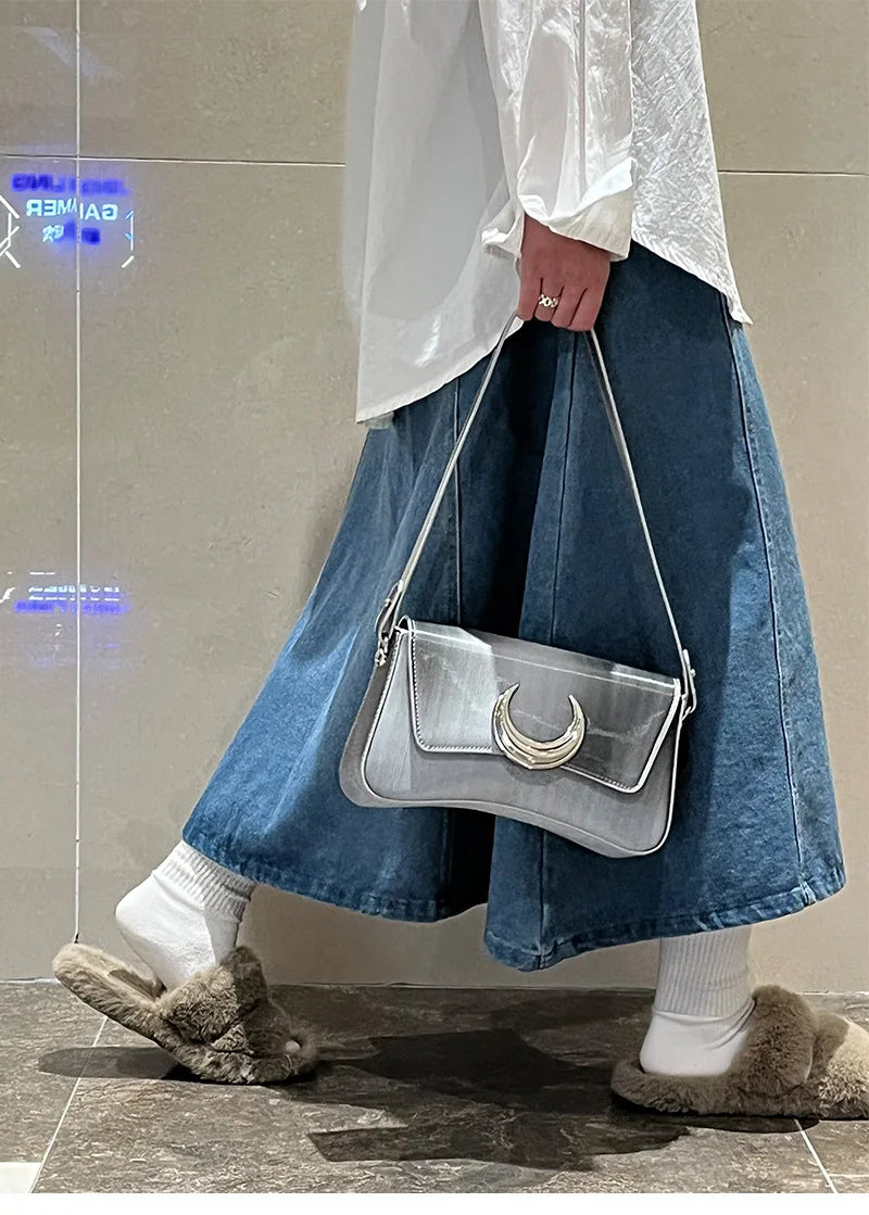 Women's Crossbody Bag Lock Shoulder Handbag