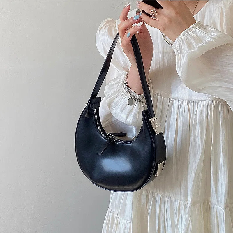 Half Moon Crossbody Handbag Shoulder Bag