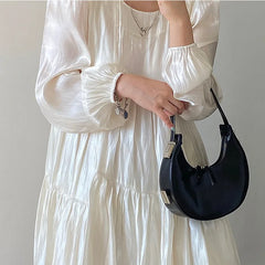 Half Moon Crossbody Handbag Shoulder Bag