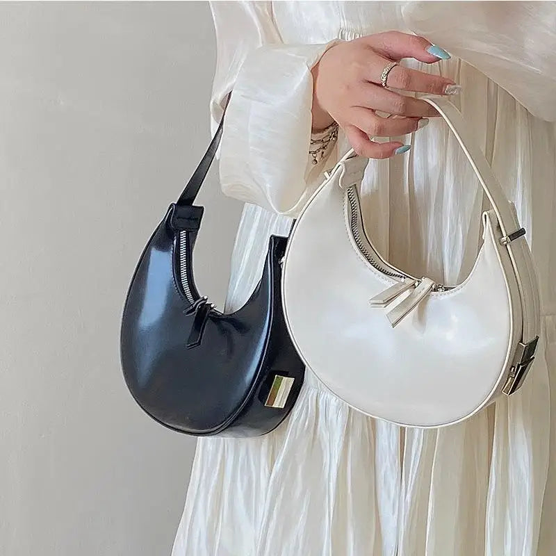 Half Moon Crossbody Handbag Shoulder Bag