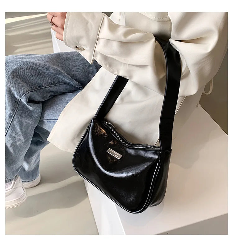 PU Leather Women's Shoulder Bag Crossbody Small Square Handbag
