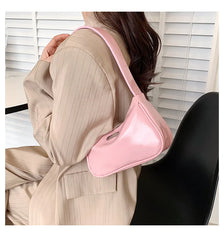 PU Leather Women's Shoulder Bag Crossbody Small Square Handbag