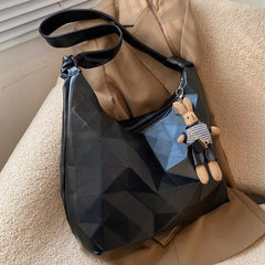 Tassel Handbag Half Moon Crossbody Bag