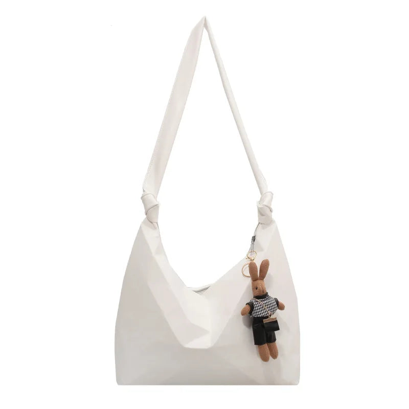 Tassel Handbag Half Moon Crossbody Bag