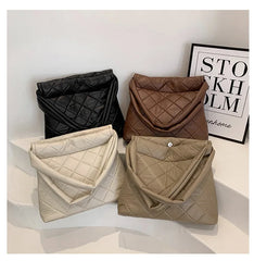 Plaid Quilted Women's Shoulder Bag Handbag