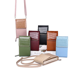 Small Crossbody Phone Bag Stone Pattern Women's Shoulder Purse