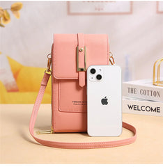 Anti Theft Touch Screen Shoulder Phone Bag for Women