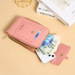 Anti Theft Touch Screen Shoulder Phone Bag for Women