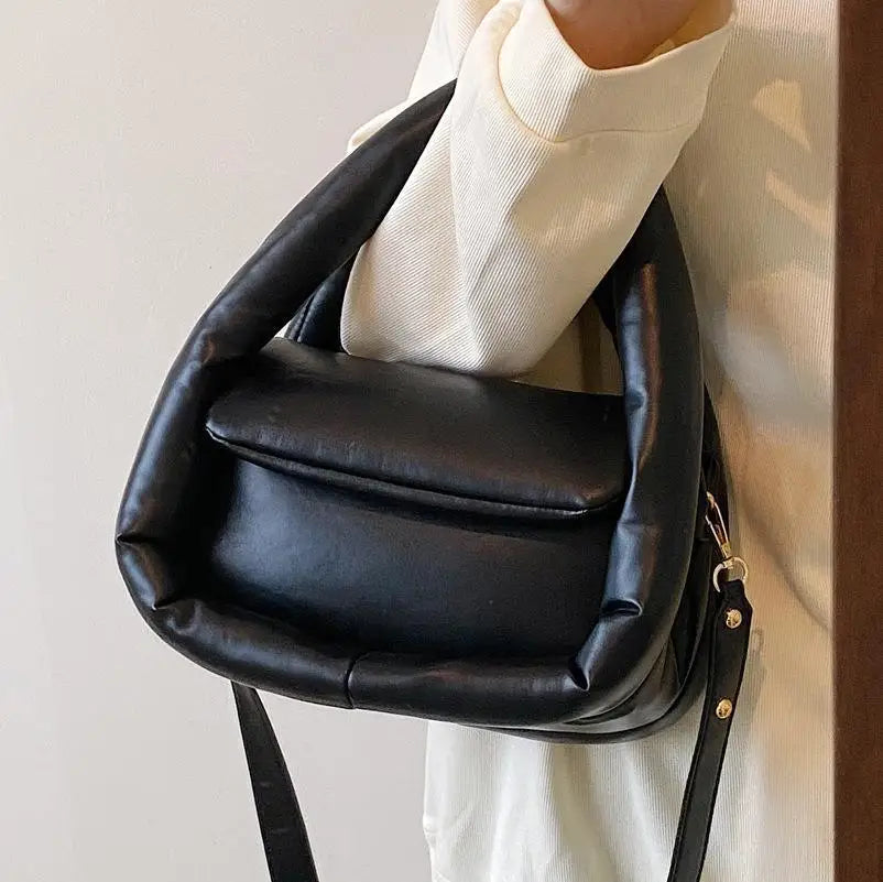 Women's Small Tote Bag Autumn Winter Shoulder Bags Pu Leather Crossbody Bag
