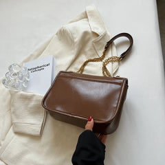 Winter Shoulder Bag High Leather Handbags Large Capacity Shopper Bag