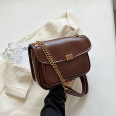 Winter Shoulder Bag High Leather Handbags Large Capacity Shopper Bag