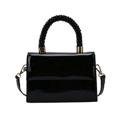 Bright Leather Small Clutch Bag Women's Shoulder Handbag