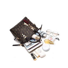 Luxuny Crossbody Handbag Soft PU Leather Womens Shoulder Bag Purse Tote