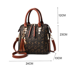 Luxuny Crossbody Handbag Soft PU Leather Womens Shoulder Bag Purse Tote