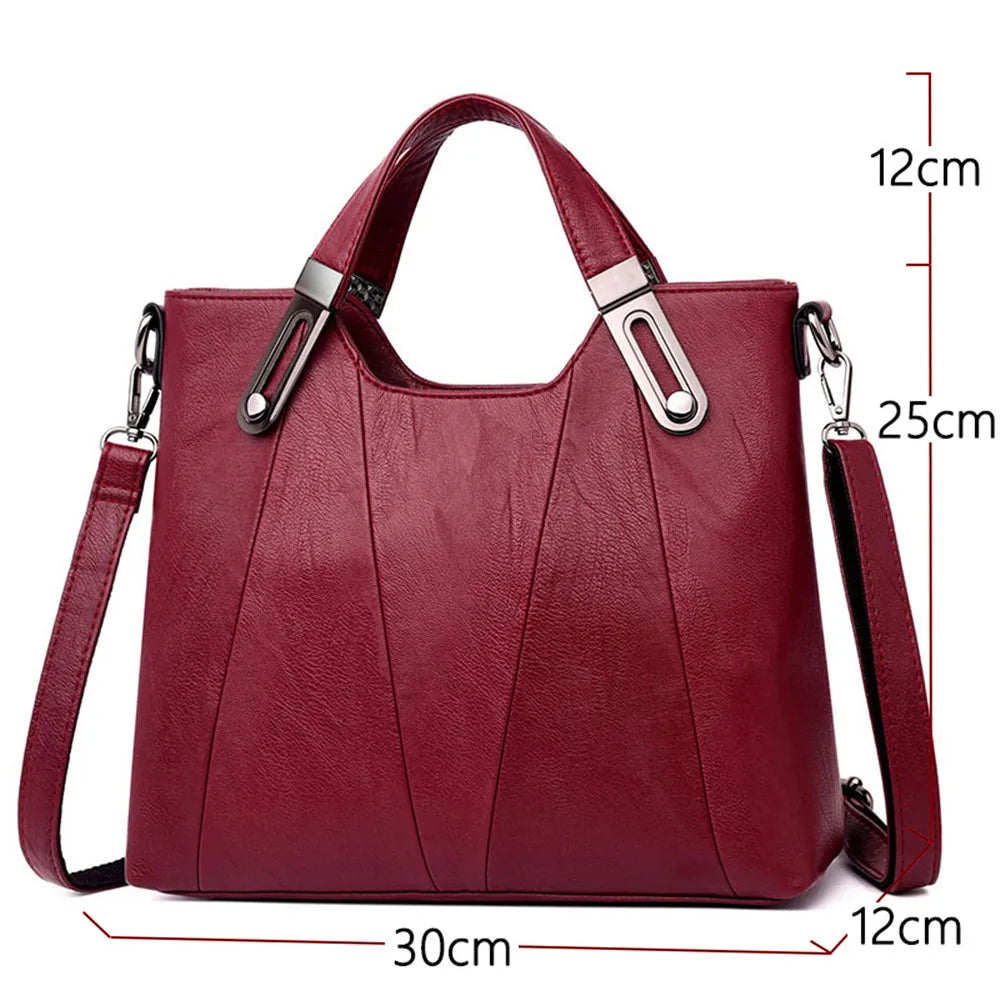 Women PU Leather Handbag Crossbody Shoulder Bag Tote