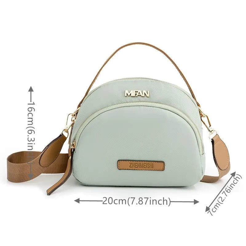 Nylon Shoulder Bag Classic Crossbody Purse