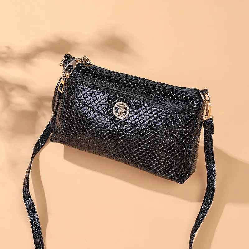 PU Leather Clutch Bags for Women High Capacity Crossbody Evening Bag