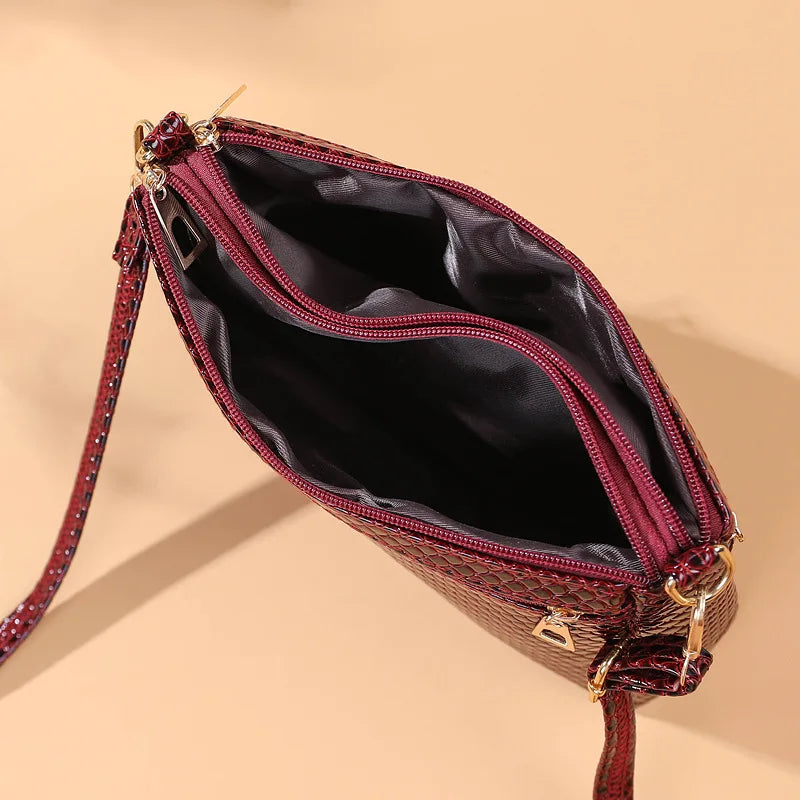 PU Leather Clutch Bags for Women High Capacity Crossbody Evening Bag